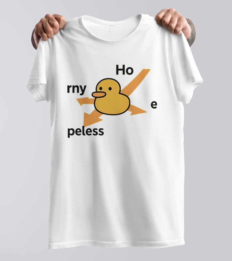 Ho Rny Peless Duck Corner Direction Arrows T-Shirt