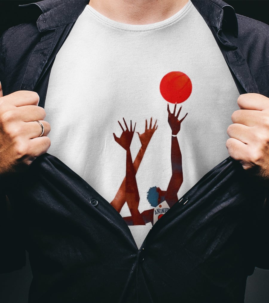 OG Anunoby Basketball Reaching Action Harper White T-Shirt