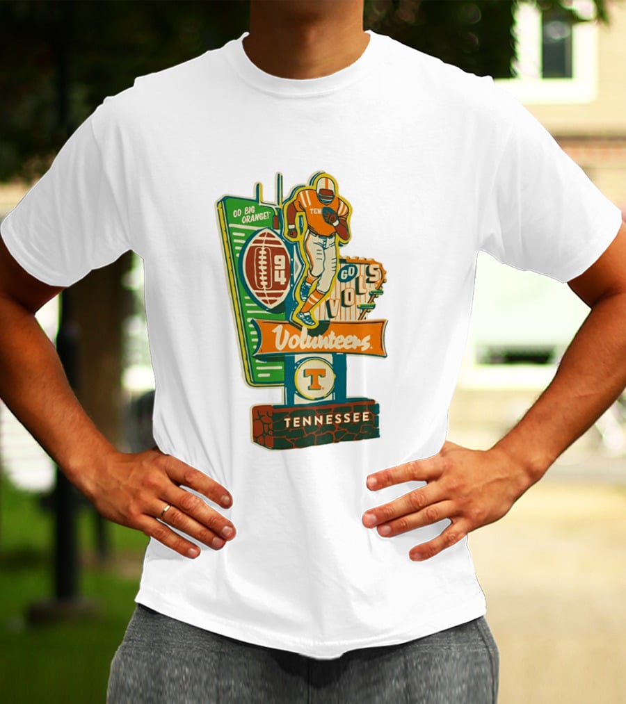 Tennessee Volunteers Football OO Big Orange 94 60s Vols T-Shirt