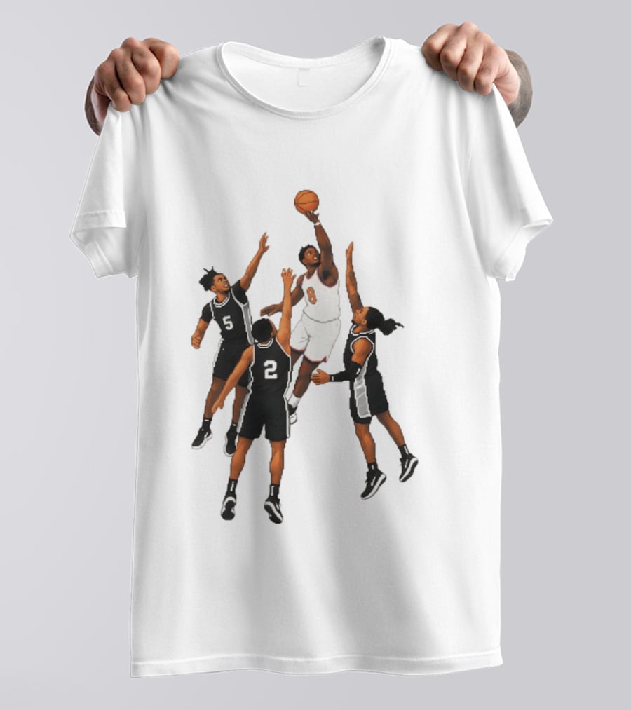 OG Anunoby Knicks Basketball Cartoon NBA 2026 T-Shirt