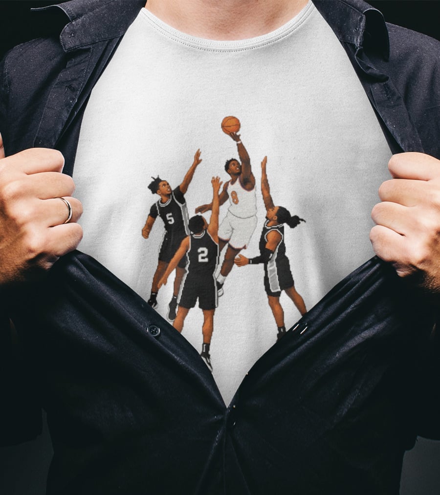 OG Anunoby Knicks Basketball Cartoon NBA 2026 T-Shirt