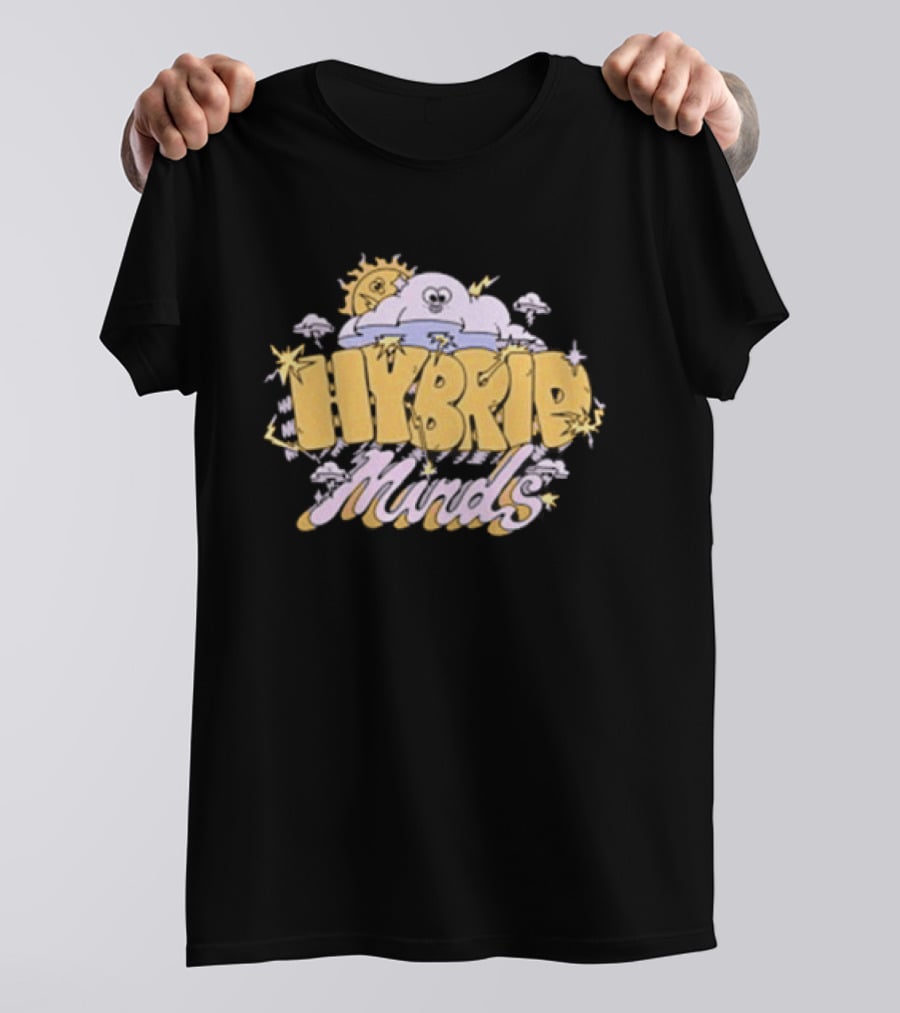 Hybrid Minds Elemental Clouds Fantasy T-Shirt
