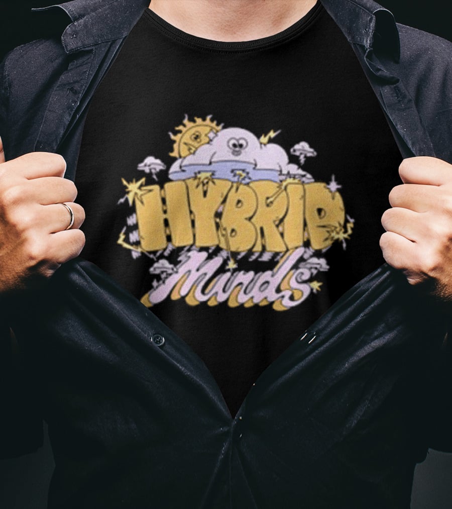 Hybrid Minds Elemental Clouds Fantasy T-Shirt