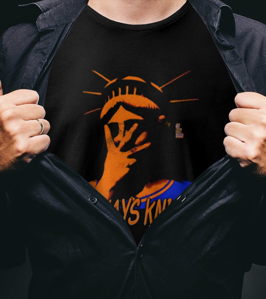 Always Knicks Statue Of Liberty Jalen Brunson New York Knicks NBA 2026 T-Shirt