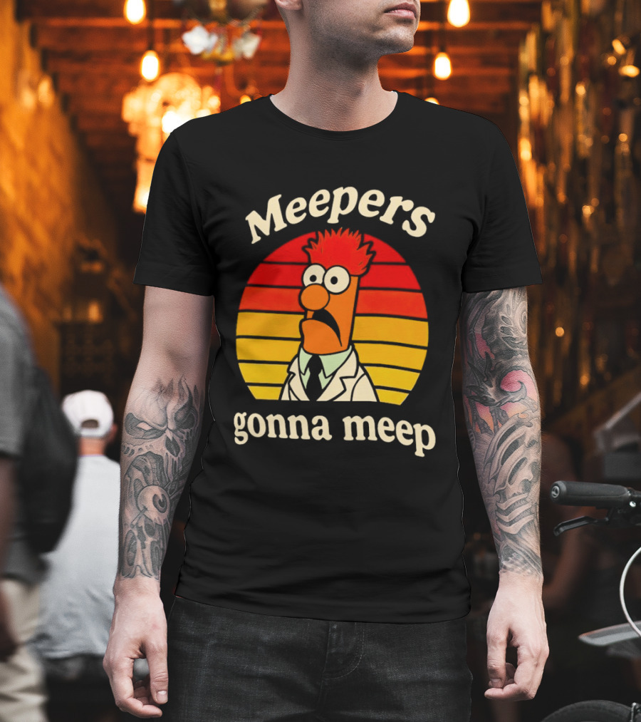 Meepers Gonna Meep Retro Vintage Style With Cartoon T-Shirt
