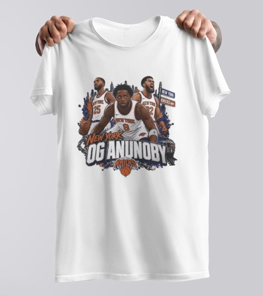 New York Knicks OG Anunoby Game Day Sports 2026 T-Shirt