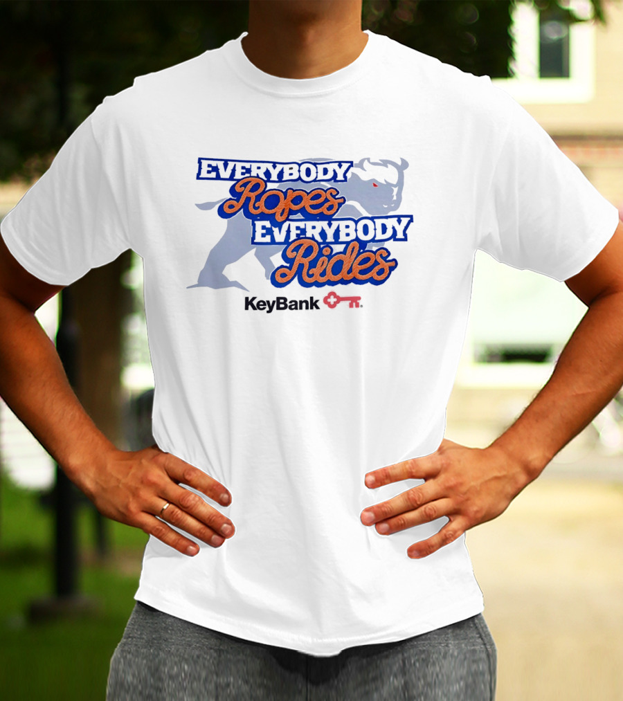 Buffalo Sabres Everybody Ropes Everybody Rides KeyBank 2026 T-Shirt