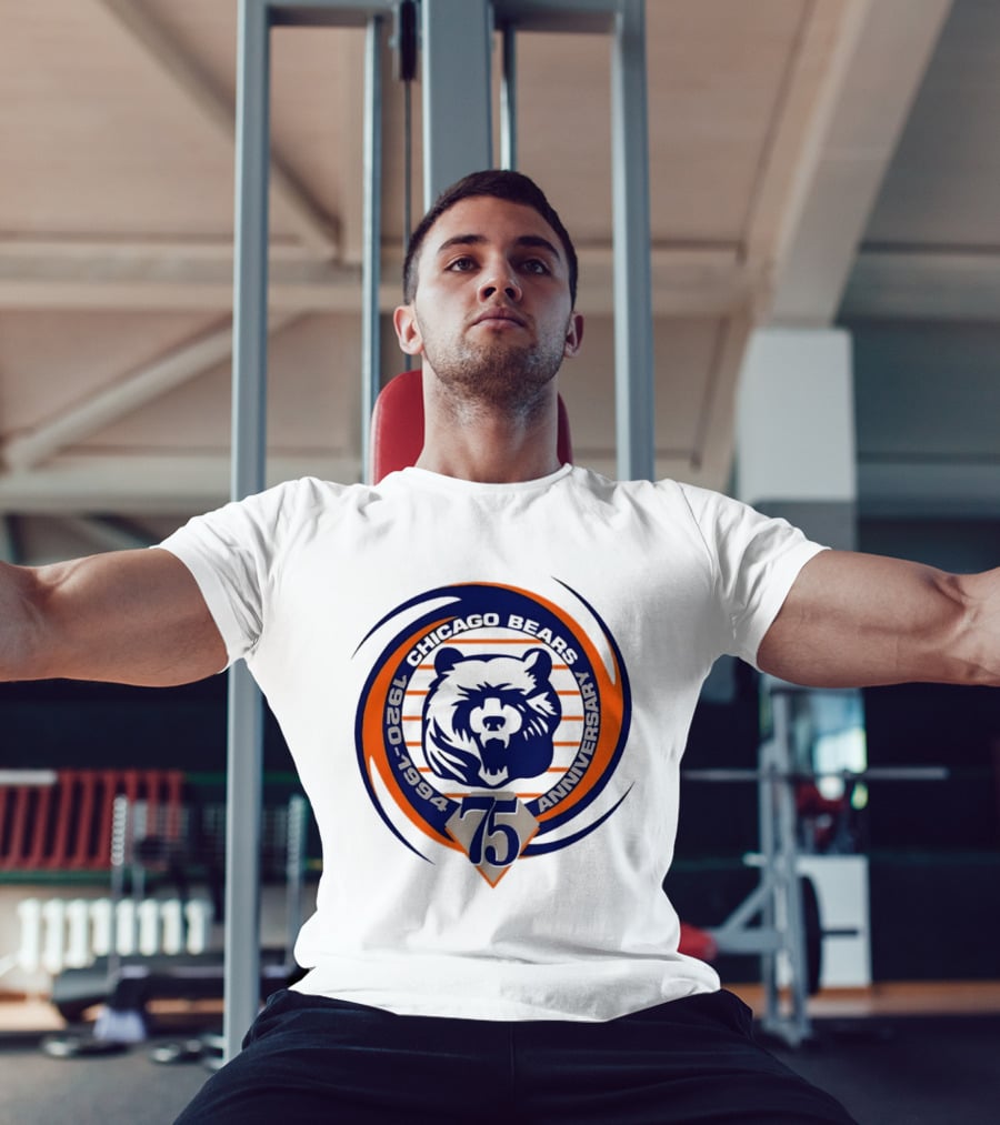 Chicago Bears 75th Anniversary 1920 1994 T-Shirt