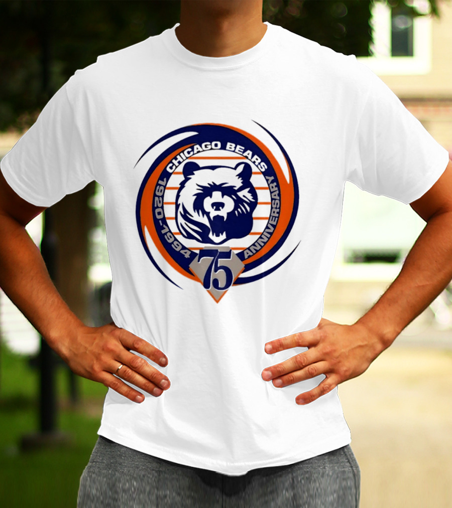 Chicago Bears 75th Anniversary 1920 1994 T-Shirt
