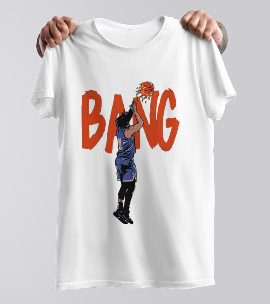 BANG Jalen Brunson New York Knicks NBA Basketball T-Shirt