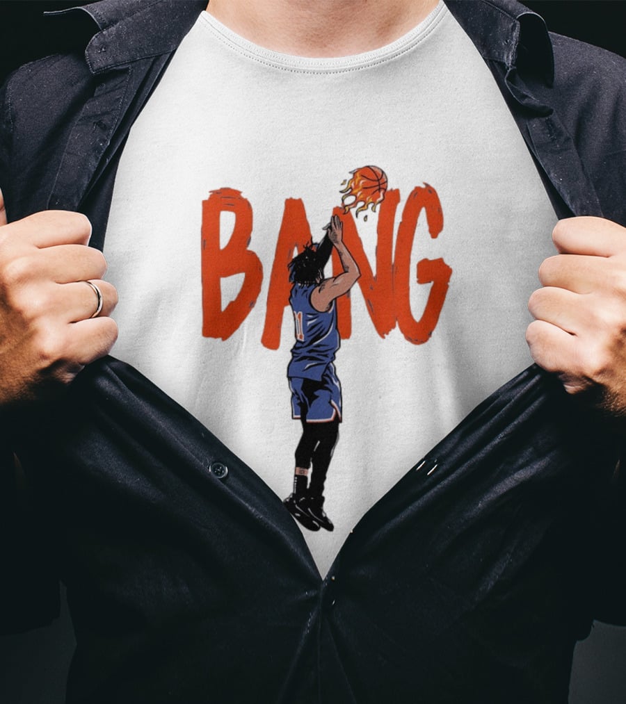 BANG Jalen Brunson New York Knicks NBA Basketball T-Shirt