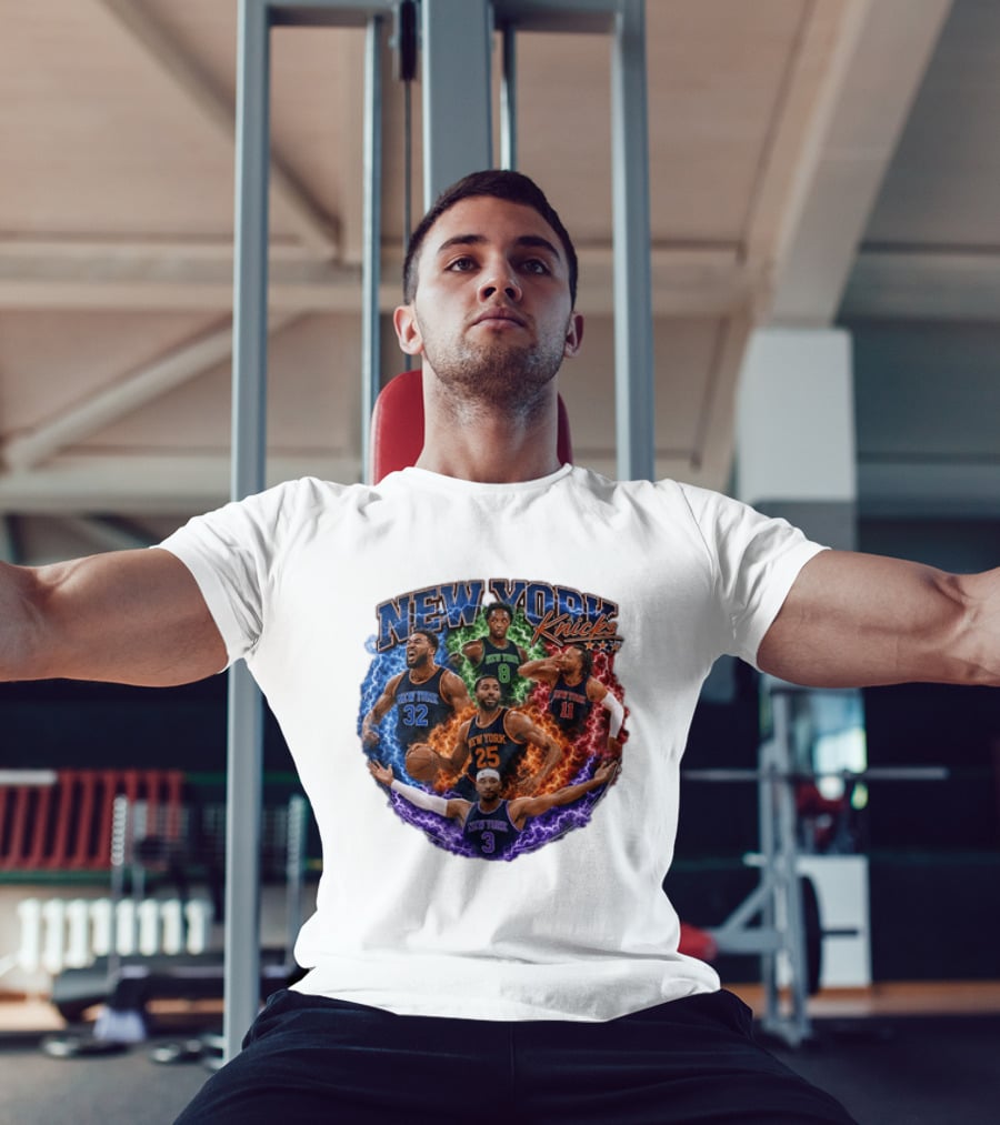 New York Knicks Karl Anthony Towns OG Anunoby Mikal Bridges Jalen Brunson Josh Hart T-Shirt