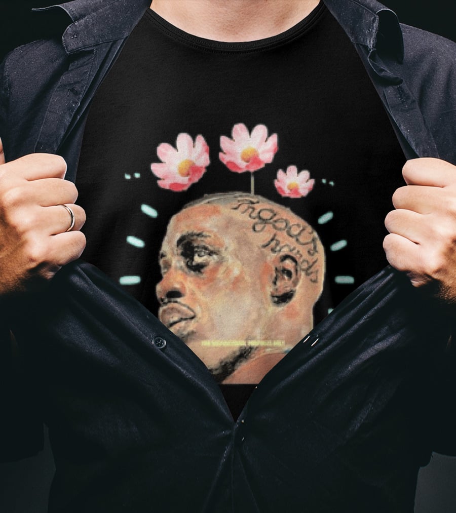 In God's Hands Always Believe In Yourself Crown Act Flower Artistry T-Shirt