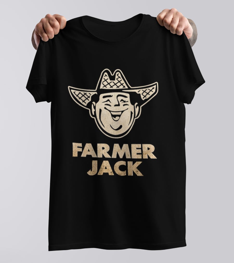 Farmer Jack Vintage Cowboy Icon Grocery Store Retro Farmer Jack T-Shirt