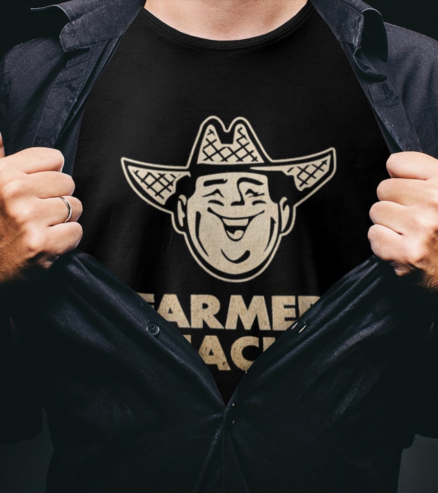 Farmer Jack Vintage Cowboy Icon Grocery Store Retro Farmer Jack T-Shirt