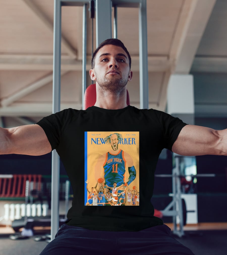 New York Knicks The New Yorker June 2026 Cover T-Shirt