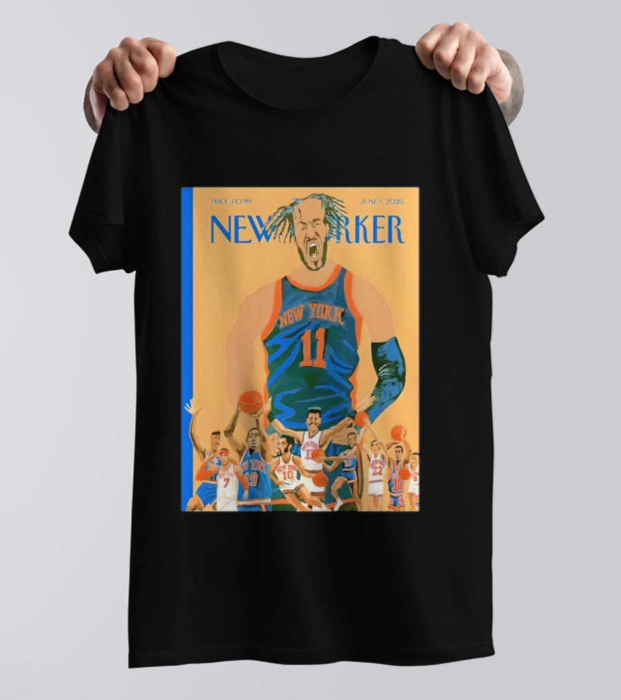 New York Knicks The New Yorker June 2026 Cover T-Shirt