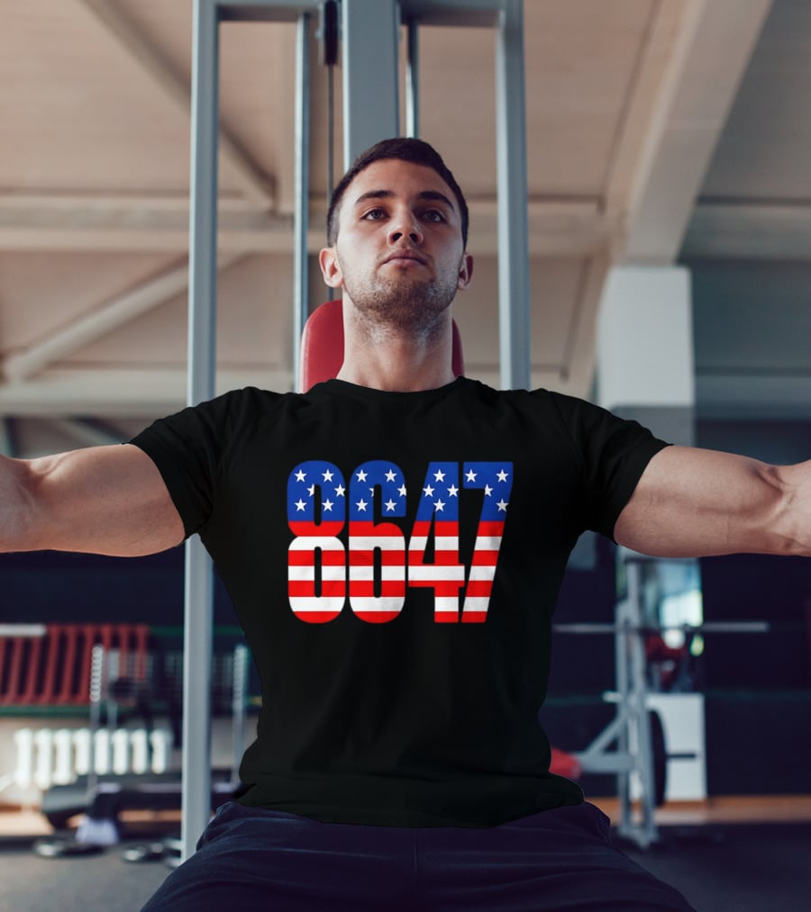 Patriotic American Flag 8647 Independence Day Stars And Stripes T-Shirt