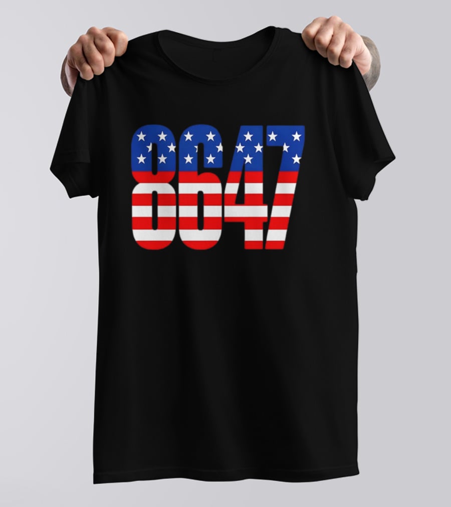 Patriotic American Flag 8647 Independence Day Stars And Stripes T-Shirt
