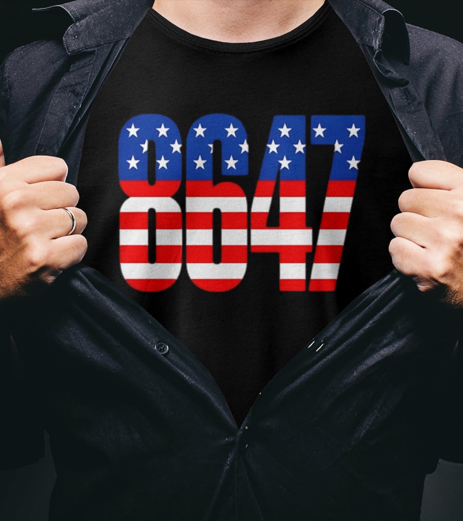 Patriotic American Flag 8647 Independence Day Stars And Stripes T-Shirt