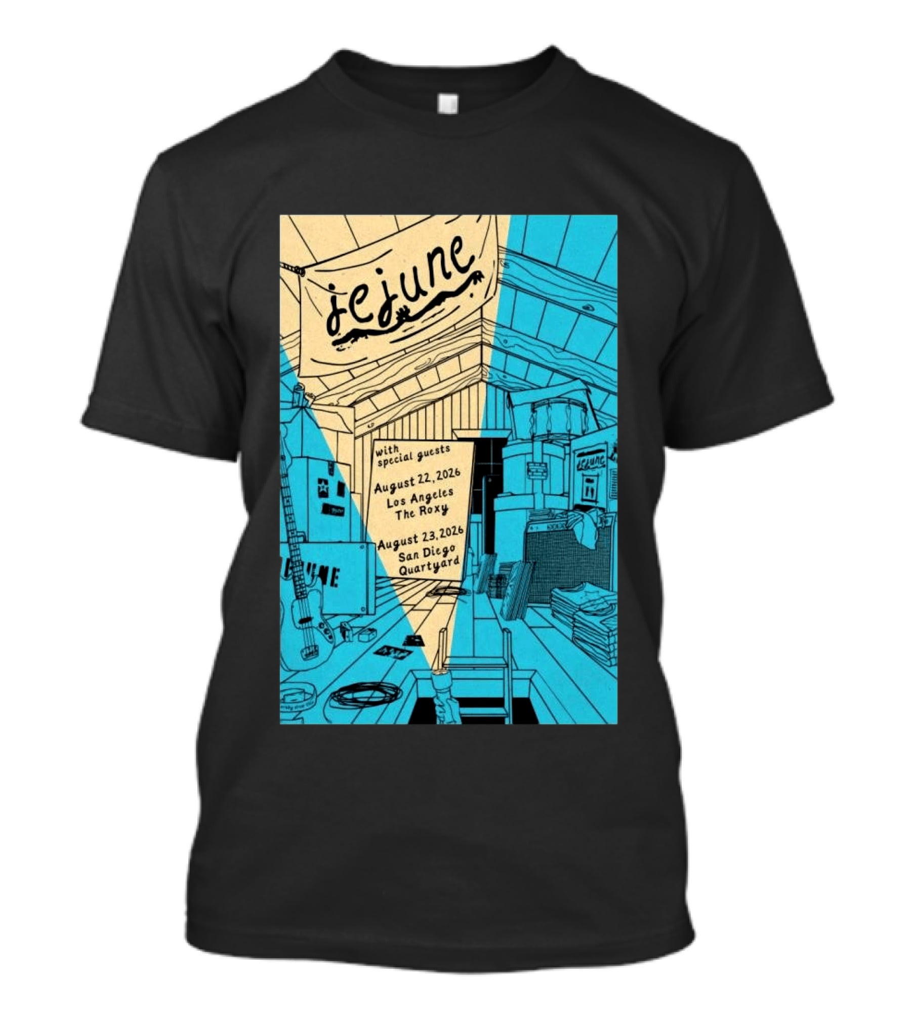 Jejune August 22 2026 Los Angeles The Roxy With Special Guests T-Shirt