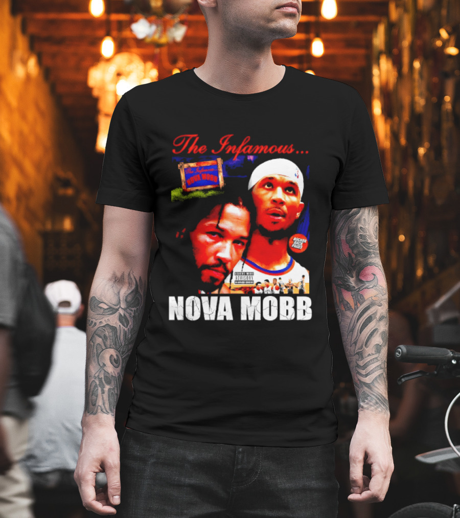 Josh Hart Jalen Brunson The Infamous Nova Mobb New York Knicks NBA 2026 T-Shirt