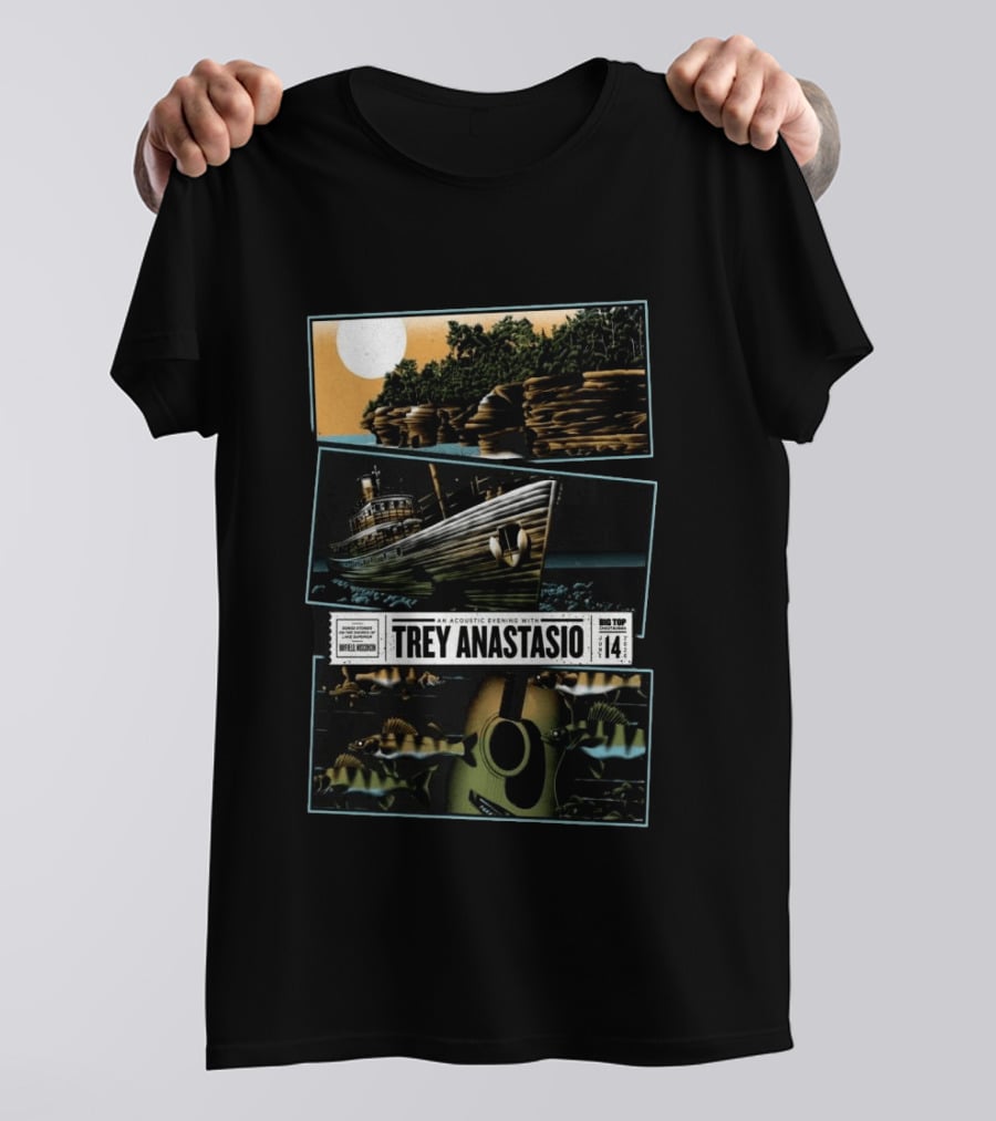 Trey Anastasio Acoustic Evening Lake Superior Big Top Chautauqua Bayfield Wisconsin June 14 2026 T-Shirt