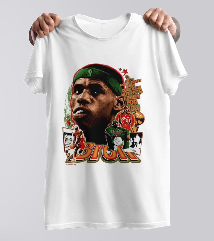 LeBron Skipped College Ready For NBA Cavaliers Basketball T-Shirt