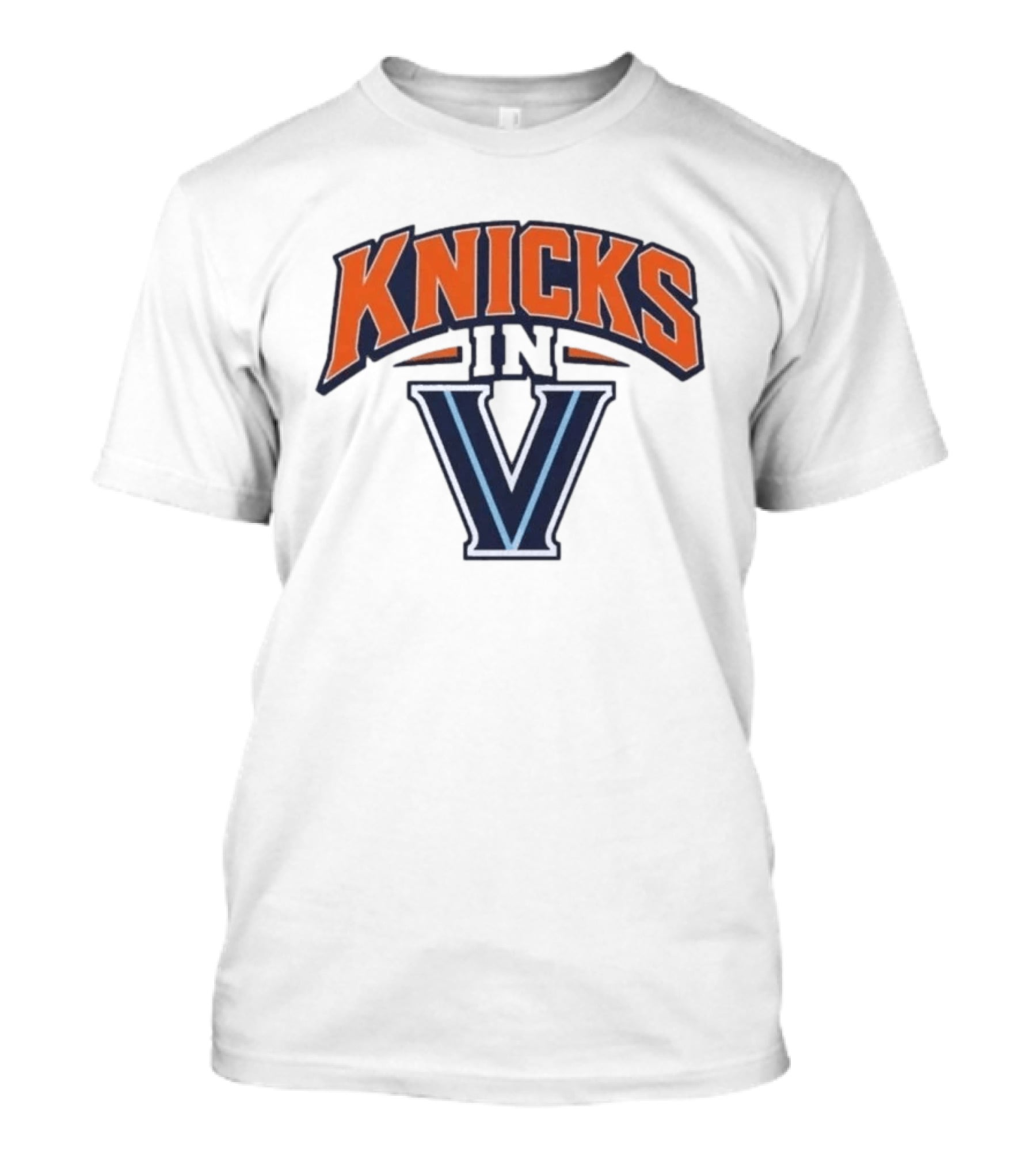 Knicks In V New York Villanova Wildcats T-Shirt