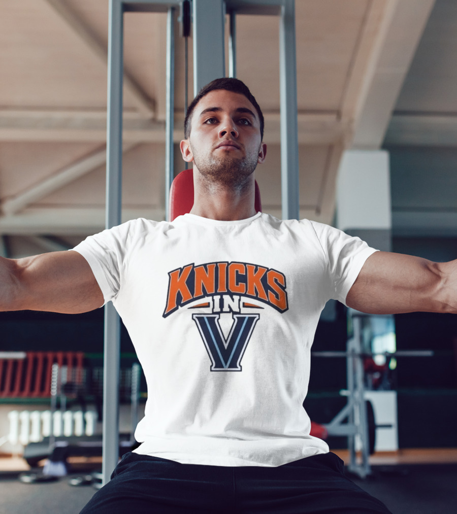 Knicks In V New York Villanova Wildcats T-Shirt