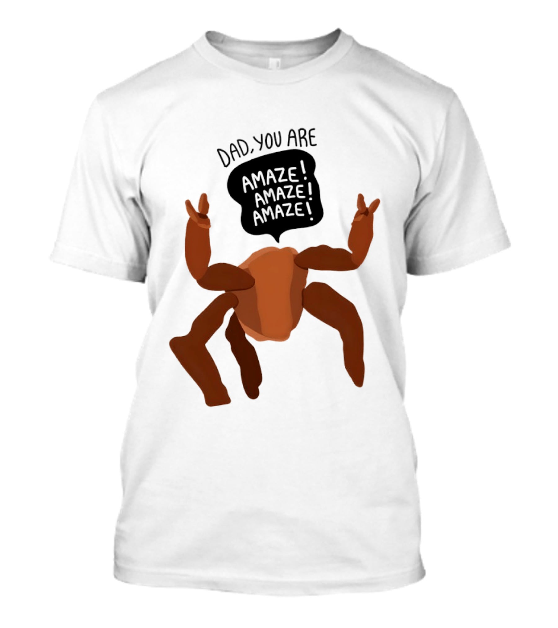 Dad You Are Amaze Amaze Amaze Crab Theme Father's Day T-Shirt