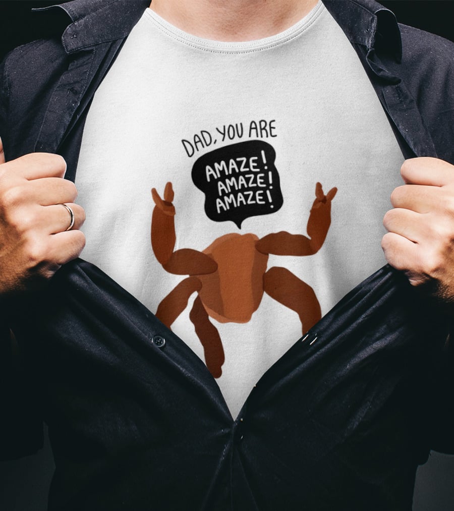 Dad You Are Amaze Amaze Amaze Crab Theme Father's Day T-Shirt