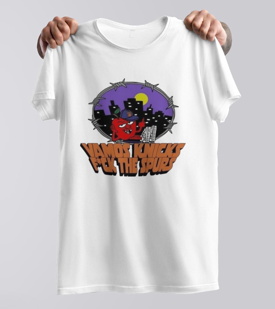 Vamos Knicks F*ck The Spurs New York City Basketball Fan T-Shirt