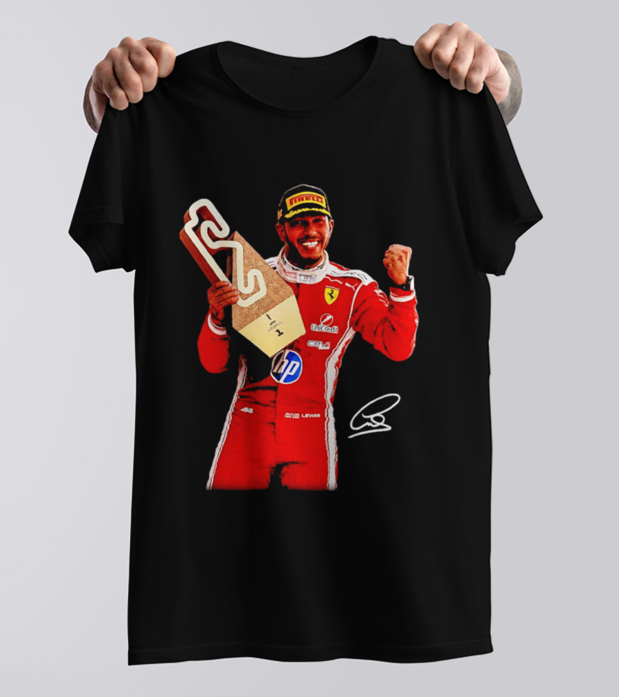 Lewis Hamilton Ferrari Racing Champion Pirelli Winner Remember Who You Are T-Shirt
