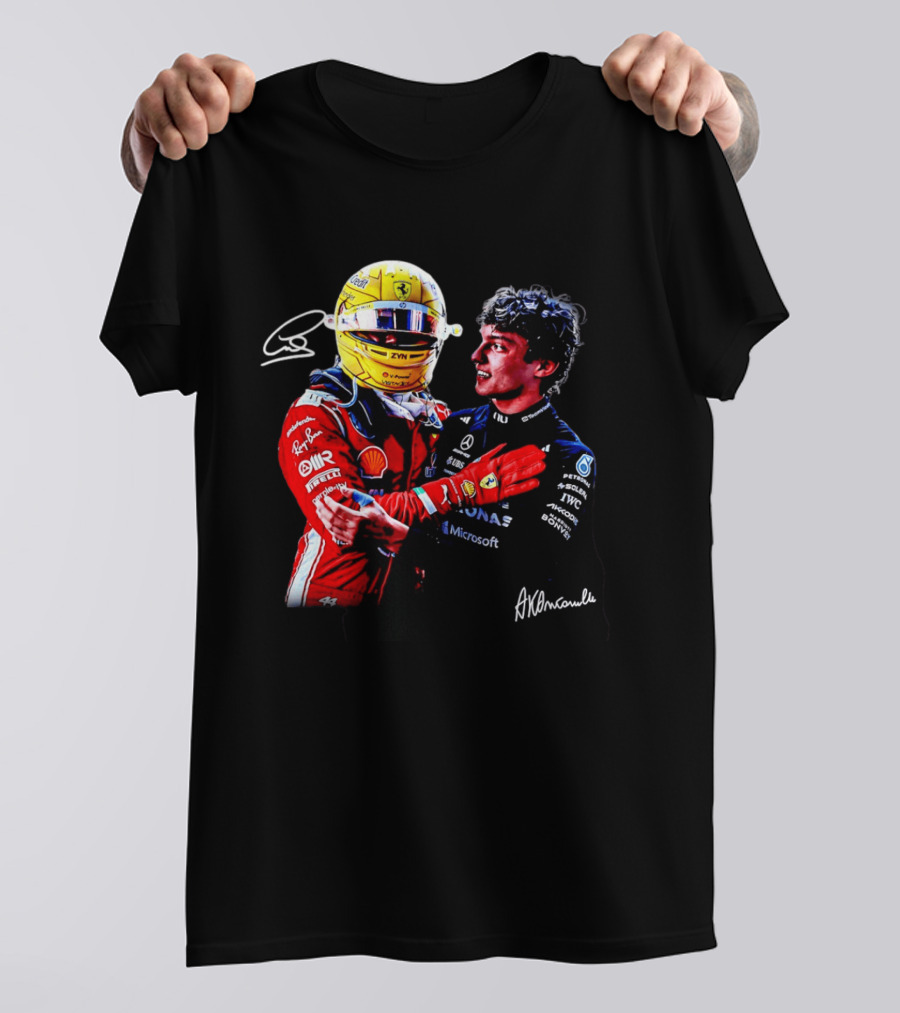 Ferrari Shell Mercedes Petronas Racing Embrace ZYN Microsoft T-Shirt