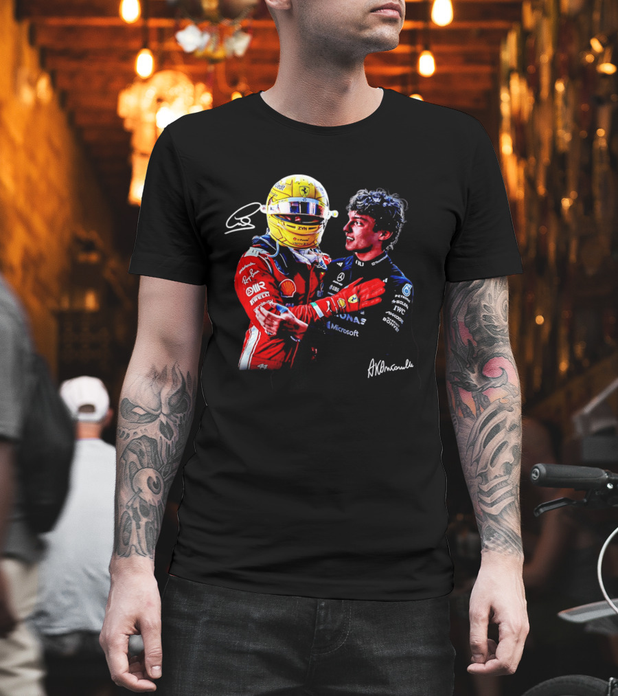 Ferrari Shell Mercedes Petronas Racing Embrace ZYN Microsoft T-Shirt