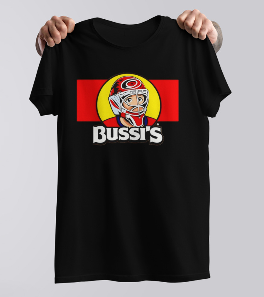 Brandon Bussi Carolina Hurricanes Goalie NHL Hockey 2026 T-Shirt