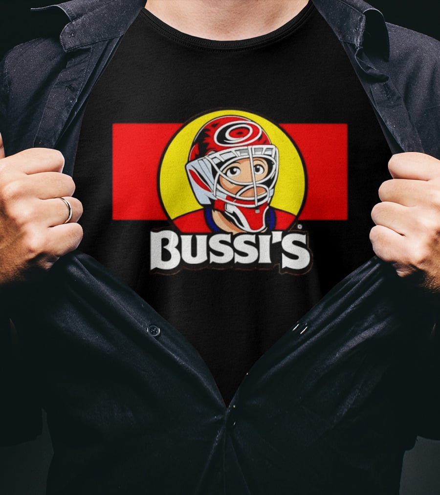 Brandon Bussi Carolina Hurricanes Goalie NHL Hockey 2026 T-Shirt