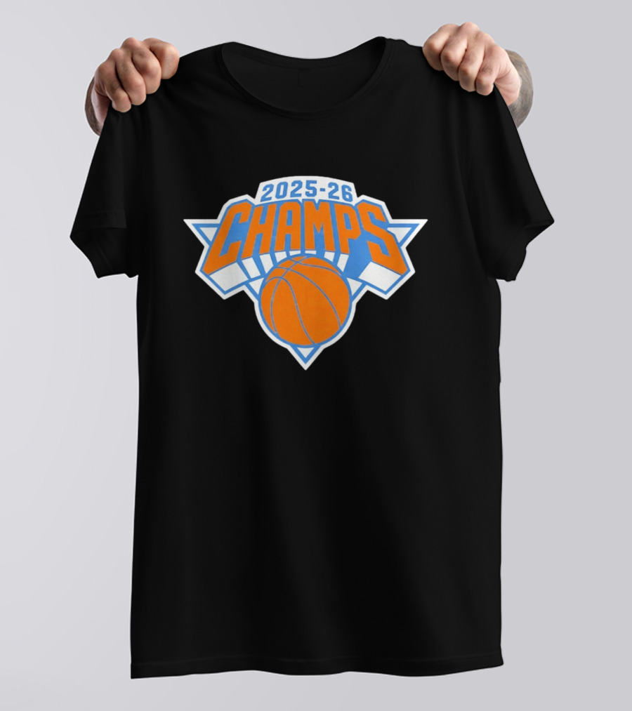2025 26 Champs Basketball New York T-Shirt