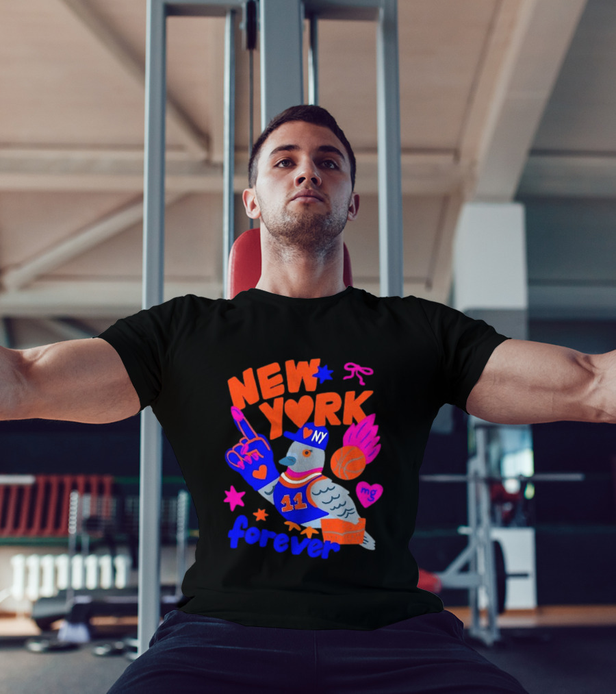 New York Knicks Jalen Brunson Pigeon Love Forever T-Shirt