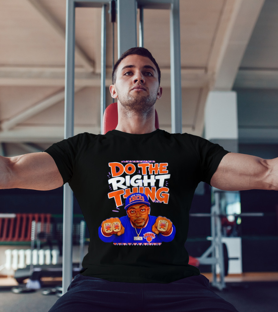 Do The Right Thing New York Knicks Rings 1970 1973 T-Shirt