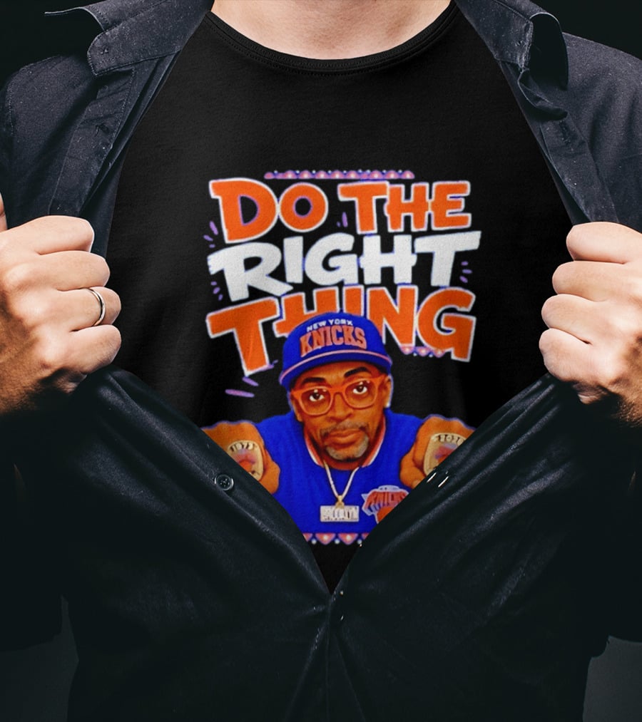 Do The Right Thing New York Knicks Rings 1970 1973 T-Shirt