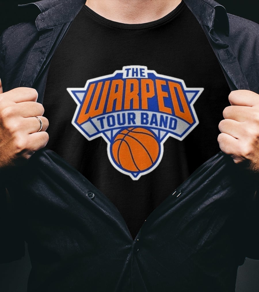 New York Knicks The Warped Tour Band Basketball T-Shirt