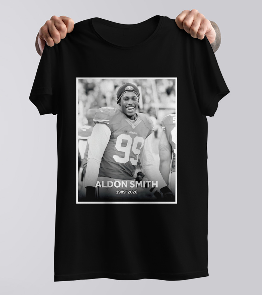 In Memory Of Aldon Smith 49ers 1989 2026 T-Shirt