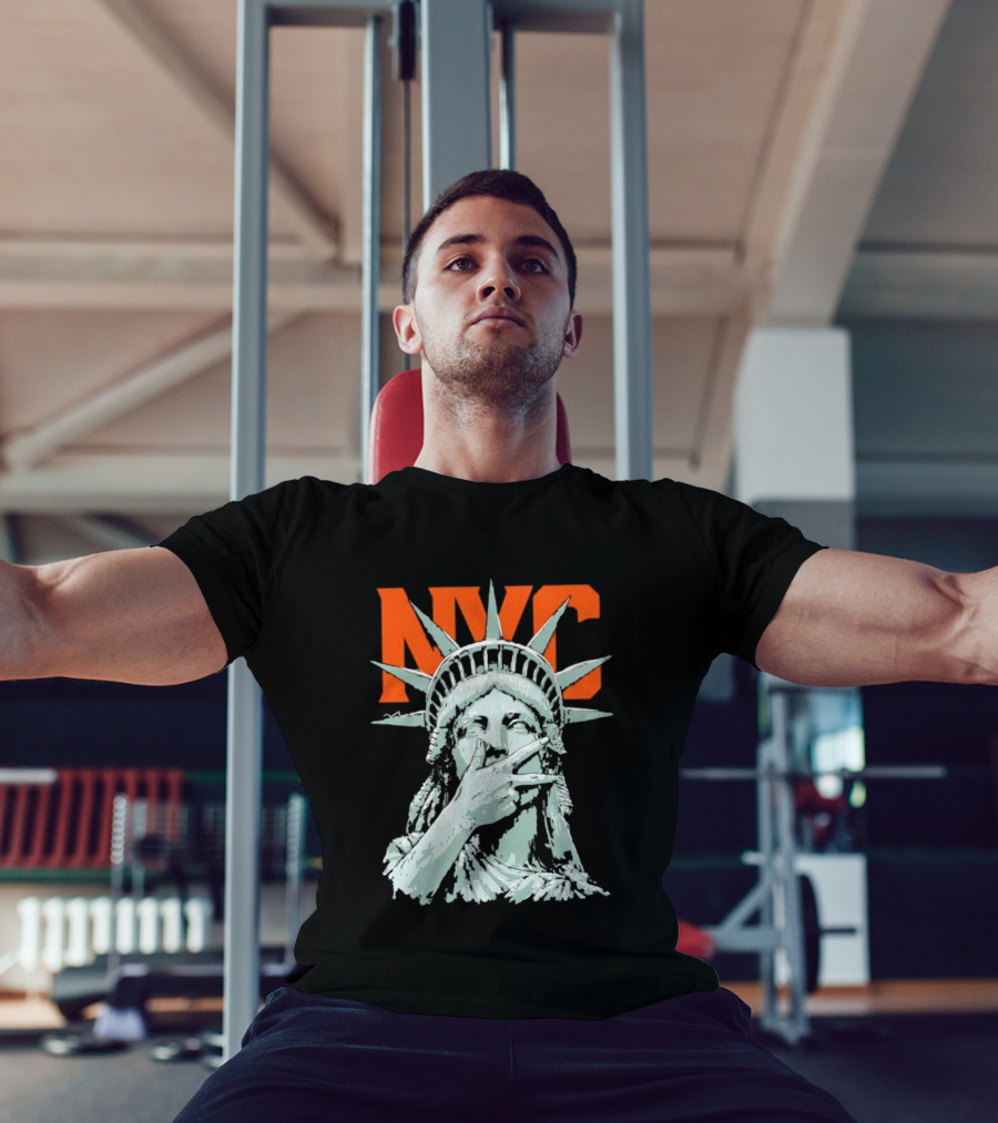 NYC Statue Of Liberty Meme 2026 World Champs T-Shirt