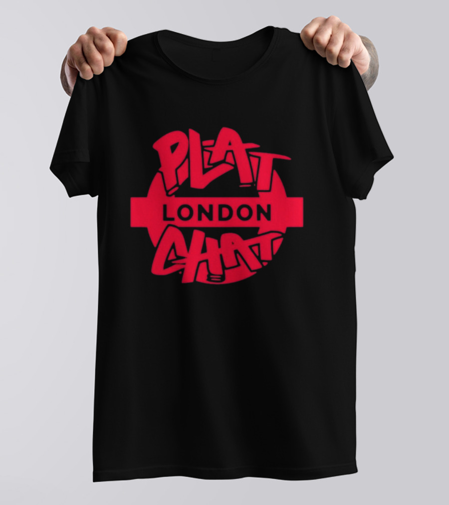 Plat Chat London Red Circular T-Shirt