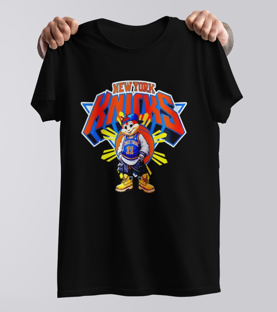 New York Knicks Jollibee Jalen Brunson Basketball Collaboration T-Shirt
