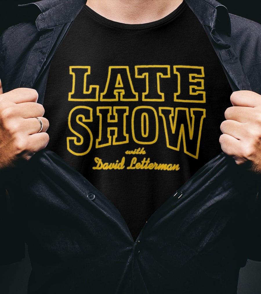 Late Show With David Letterman Yellow T-Shirt