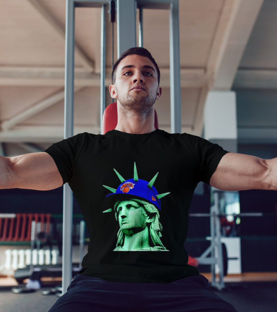 Statue Of Liberty New York Knicks Hat T-Shirt