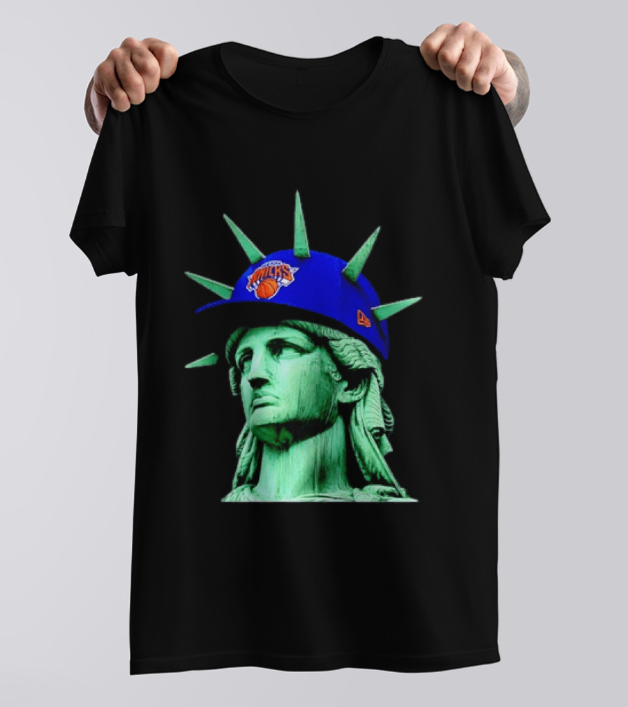 Statue Of Liberty New York Knicks Hat T-Shirt
